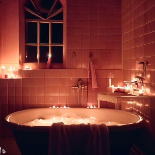 soothing bath for self care