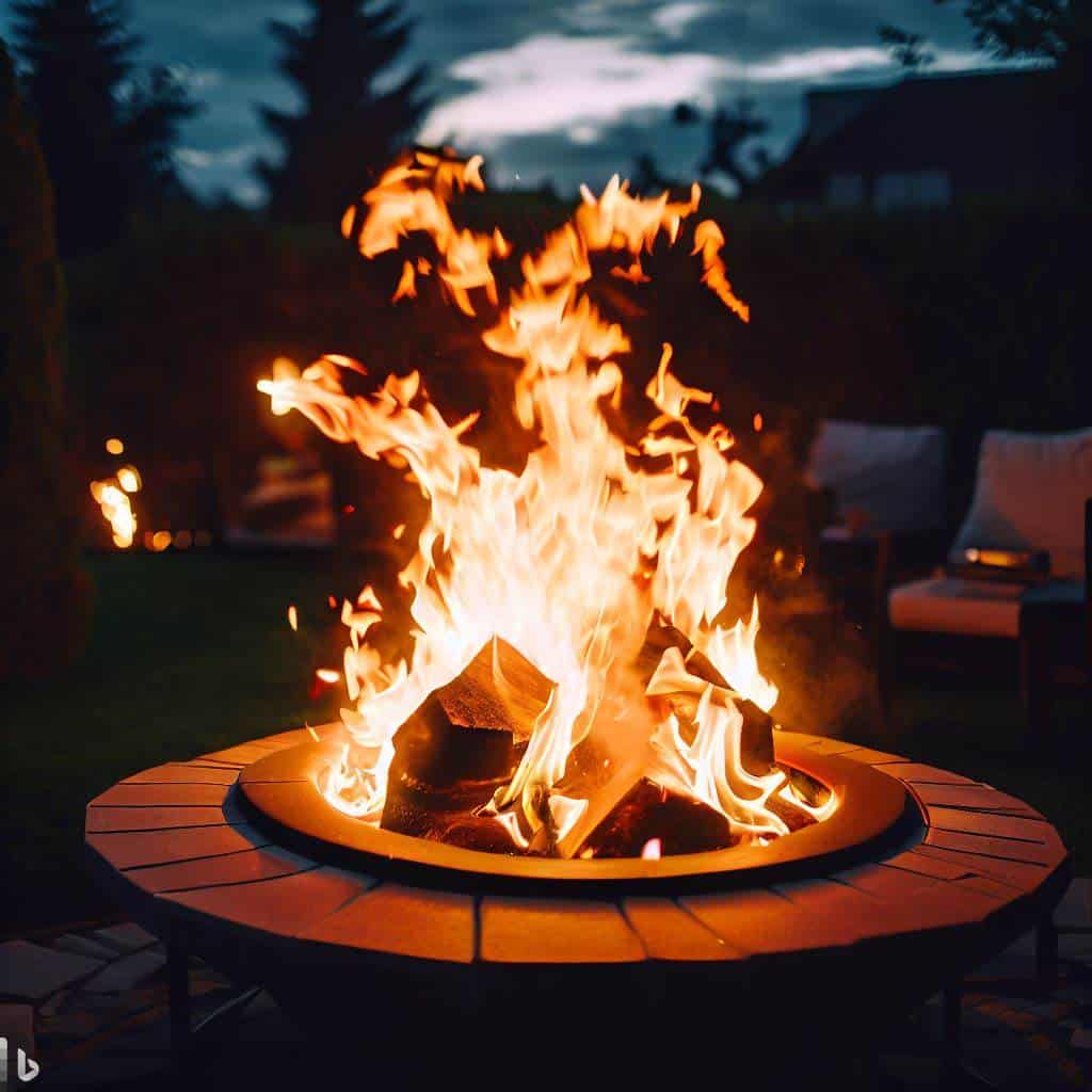 fire pit idea for backyard upgrade