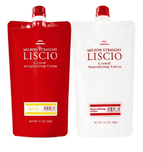 milbon liscio japanese thermal reconditioning product