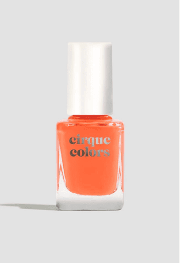 neon orange polish for summer 2023