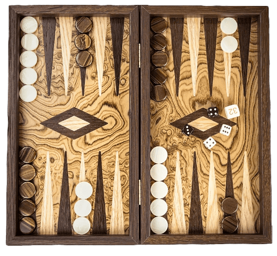 wooden backgammon set as christmas gift ideas for men