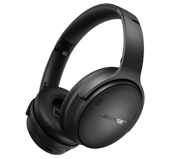 black bose headphones