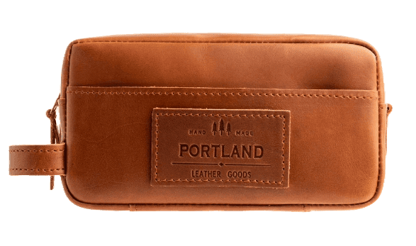 leather dopp kit