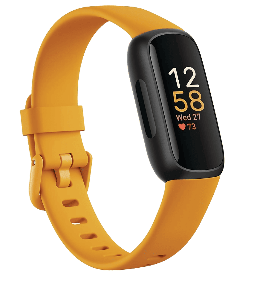 fitbit inpsire 3 with yellow band as christmas gift ideas for women