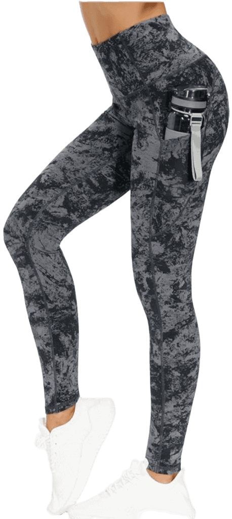 the gym people gray camouflage leggings as christmas gift idea for women