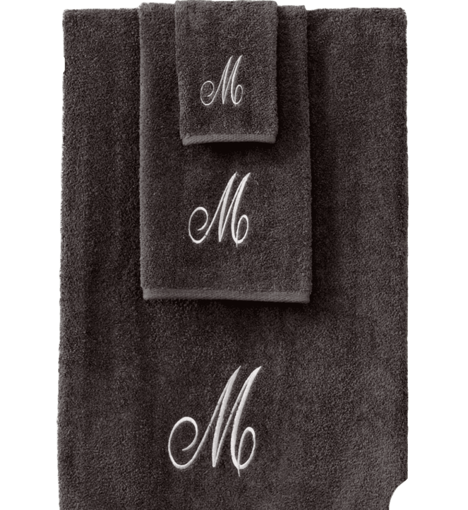 monogrammed towel set as christmas gift idea for women