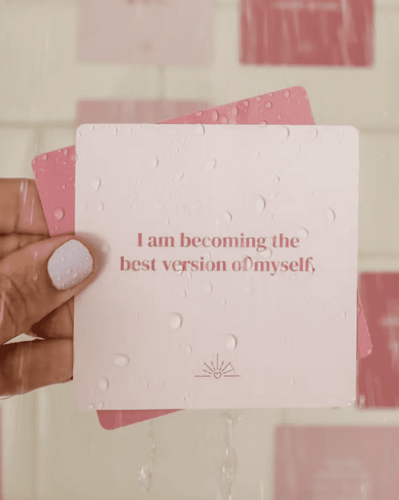 shower affirmations for valentine's day gift ideas